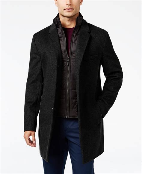 michael kors men overcoat|Michael Kors men's parka.